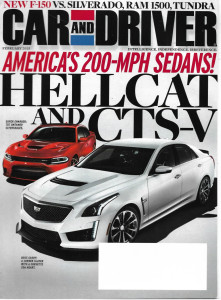 CAR & DRIVER 2015 FEB - HELLCAT & CTS-V, F150 v SILVERADO v RAM 1500 v TUNDRA